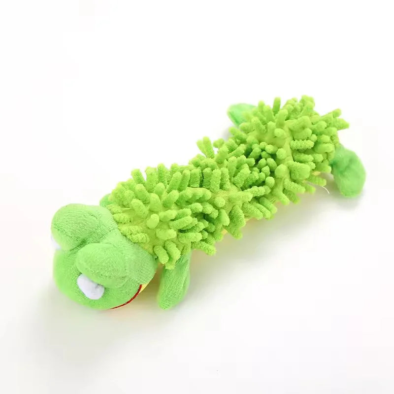 Cute Cartoon Animal Plush Pet Toy Squeaky Durable Chew Resistant