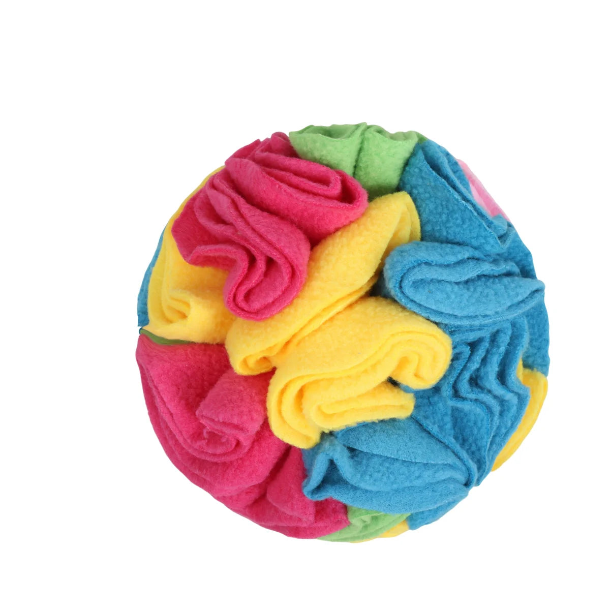 Pet Snuffle Ball for Dogs, Interactive Foraging Puzzle Toy, Colorful Nose Work Training Ball
