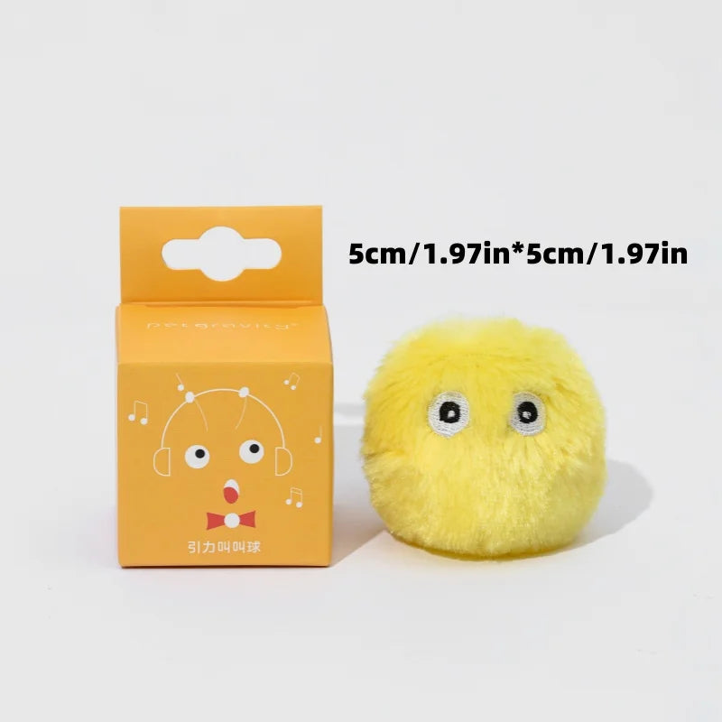 1/3Pcs Interactive Ball Smart Cat Dog Toys Plush Electric Catnip Training Toy