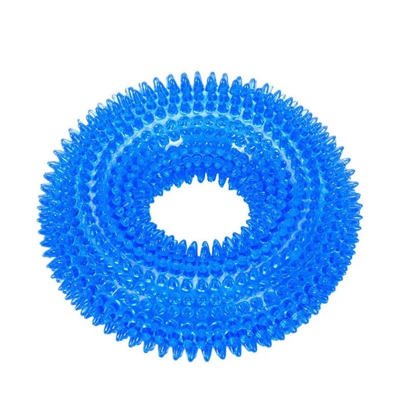 1PC Dog Squeaky Chew Ball Bite Resistant Interactive Pet Toy