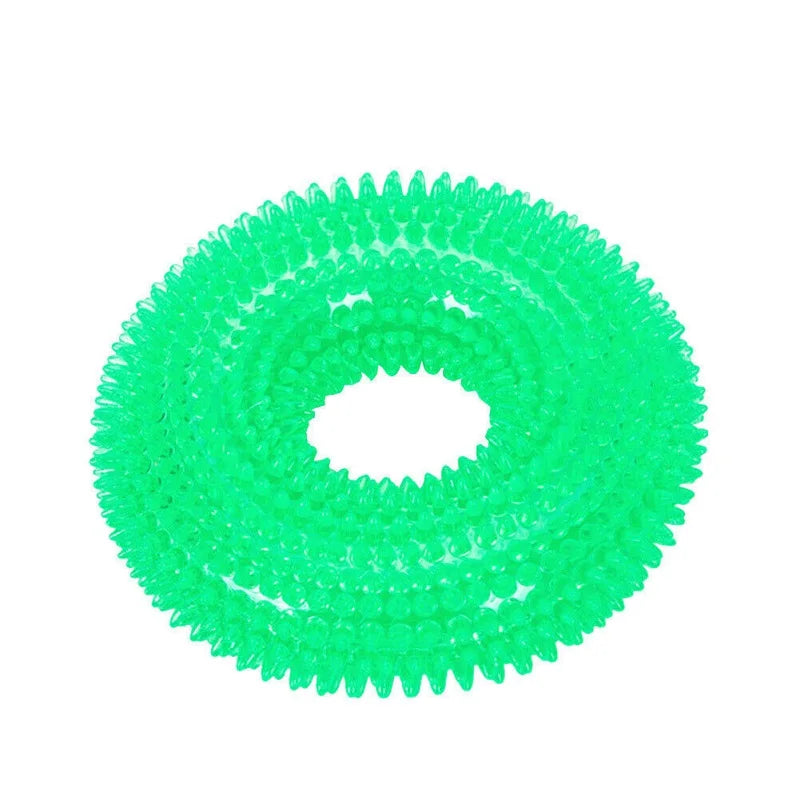 1PC Dog Squeaky Chew Ball Bite Resistant Interactive Pet Toy