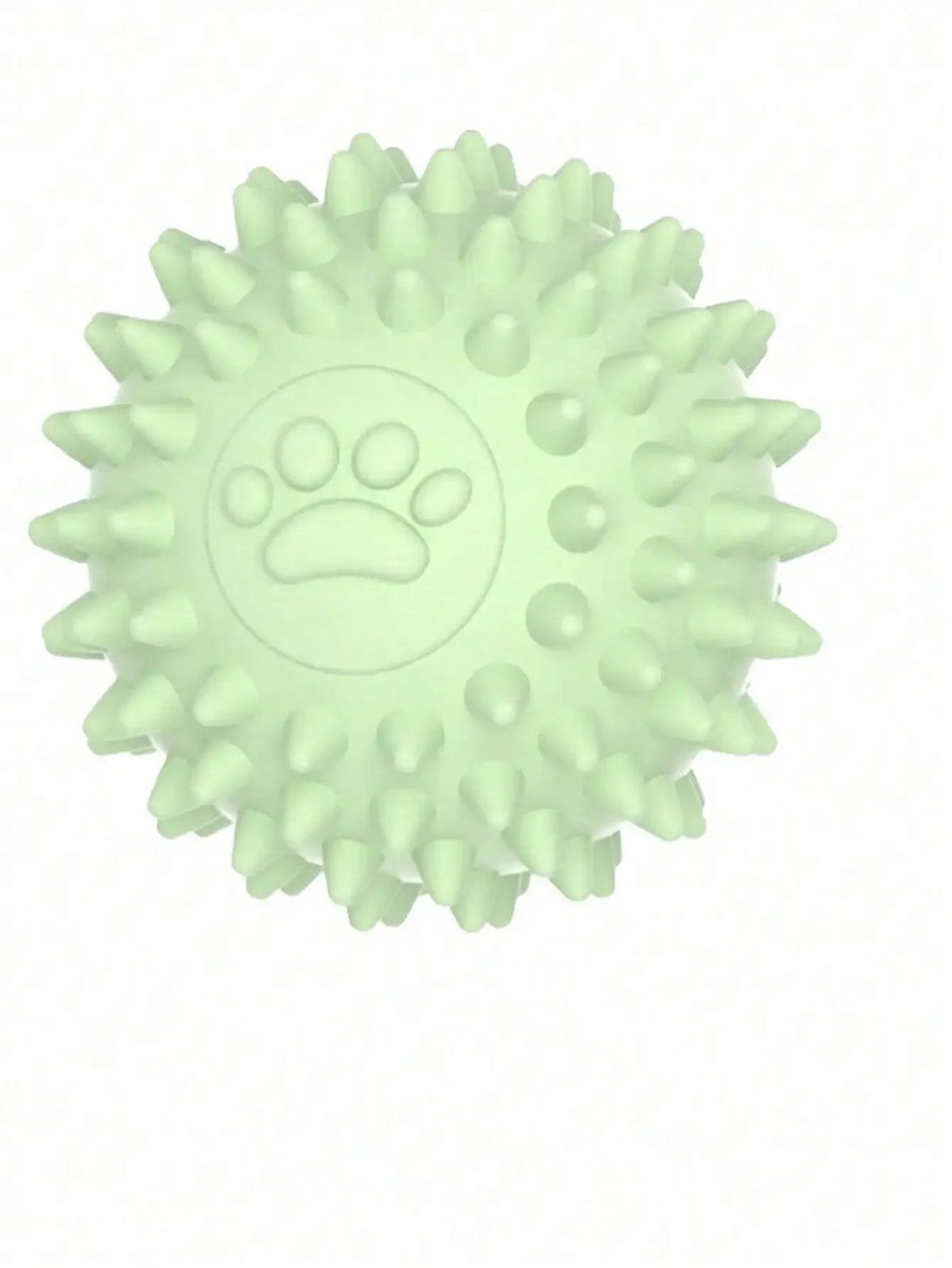 1Pcs/2Pcs Dog Chew Toys Set Spiky Bone & Ball Rubber Teething Toys