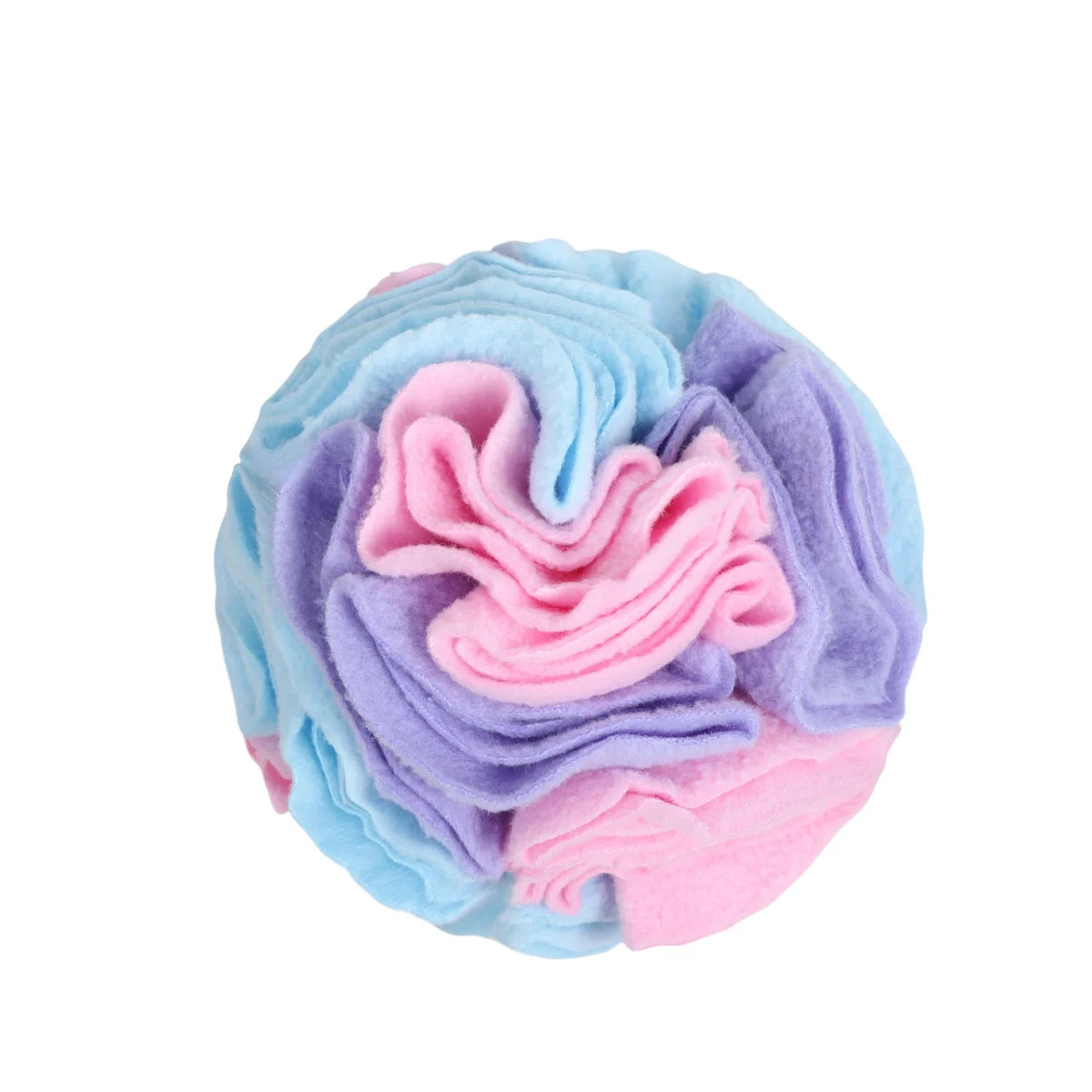Pet Snuffle Ball for Dogs, Interactive Foraging Puzzle Toy, Colorful Nose Work Training Ball