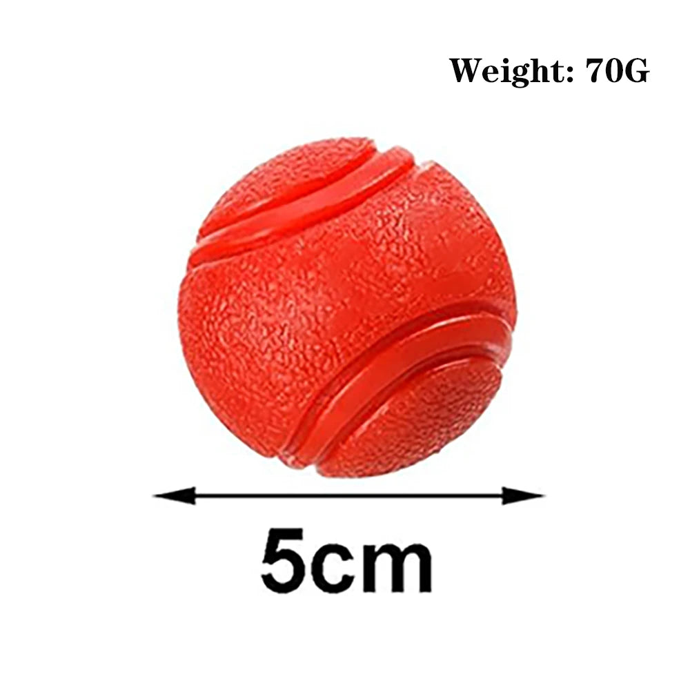 Pet Solid Elastic Toy Ball Cat/Dog Toy Ball 5/6/7CM Rubber Bite Resistant