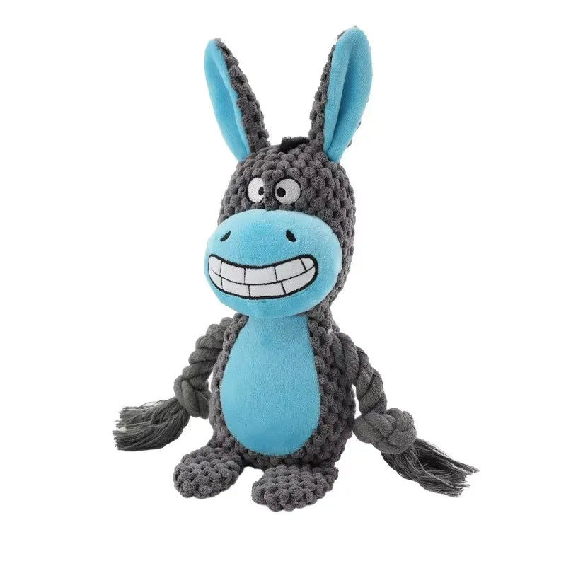 Stuffed Raw Small Joint Dog Plush Chew Toy Indestructible Bite Resistant