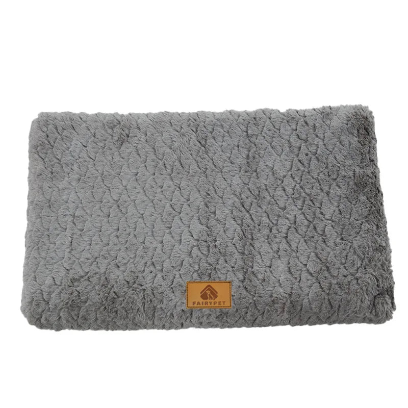 3D Foam Pet Bed With Removable Washable Faux Fur Cover Orthopedic Waterproof