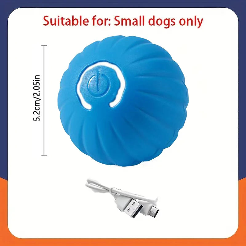 Smart Dog Toy Ball Automatic Interactive Pet Electronic Rolling USB Rechargeable