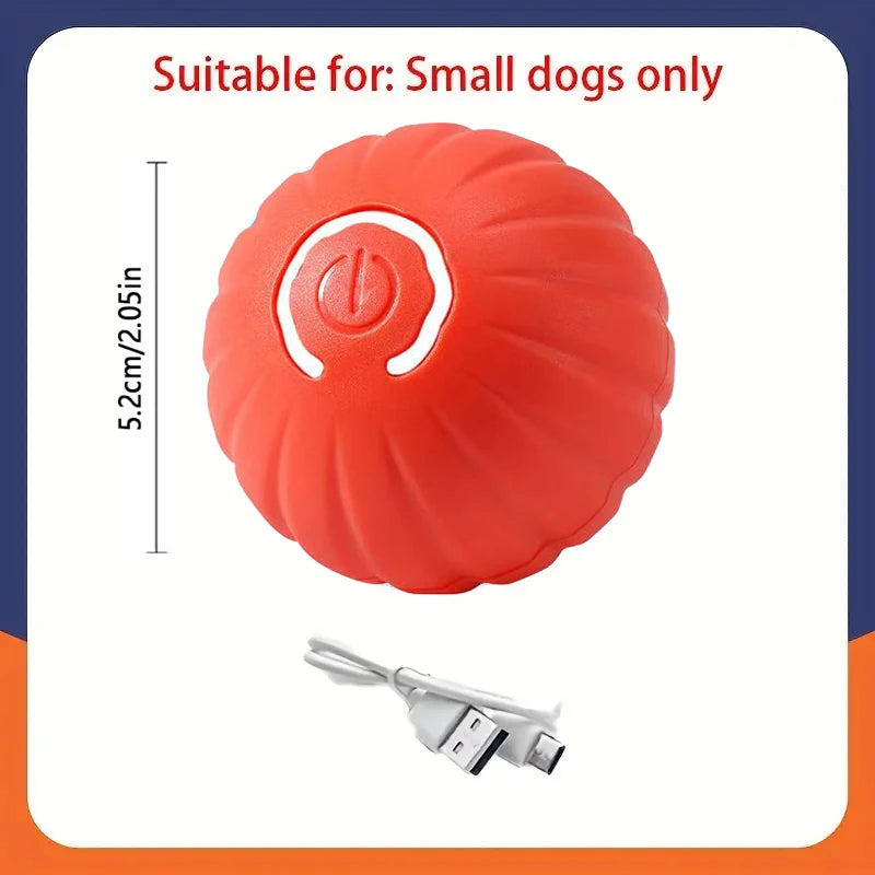 Smart Dog Toy Ball Automatic Interactive Pet Electronic Rolling USB Rechargeable