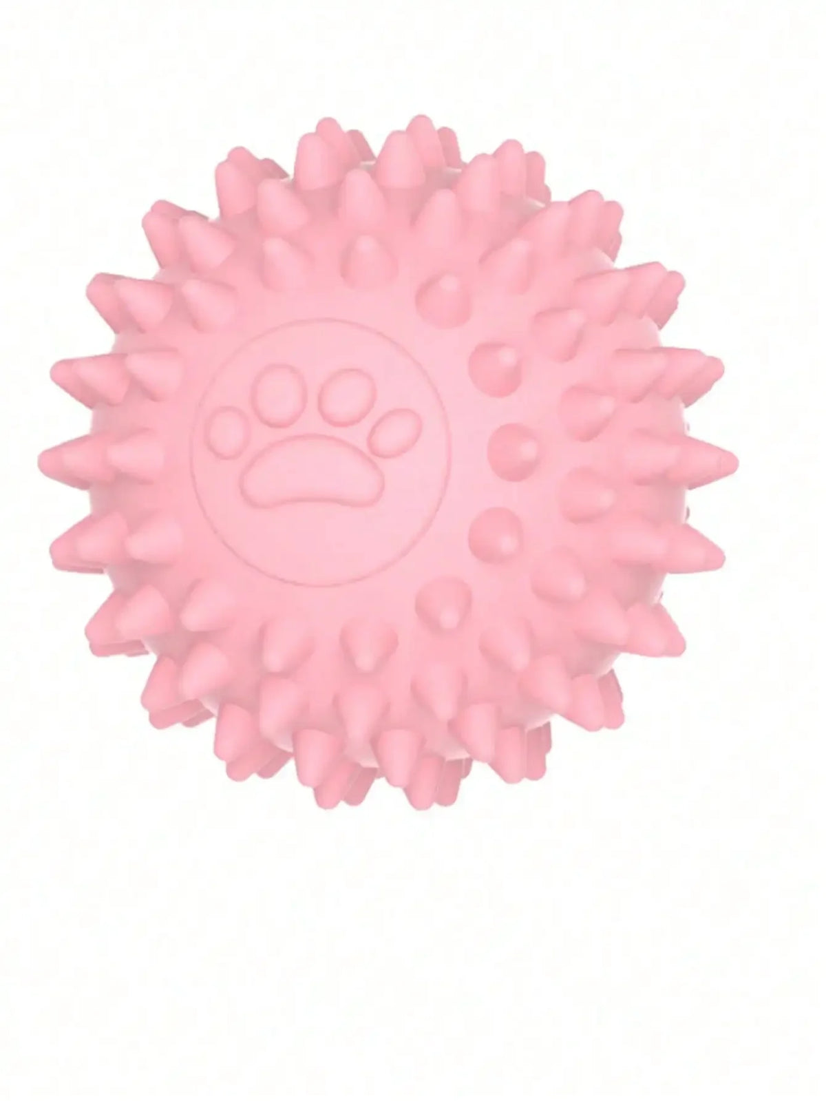 1Pcs/2Pcs Dog Chew Toys Set Spiky Bone & Ball Rubber Teething Toys