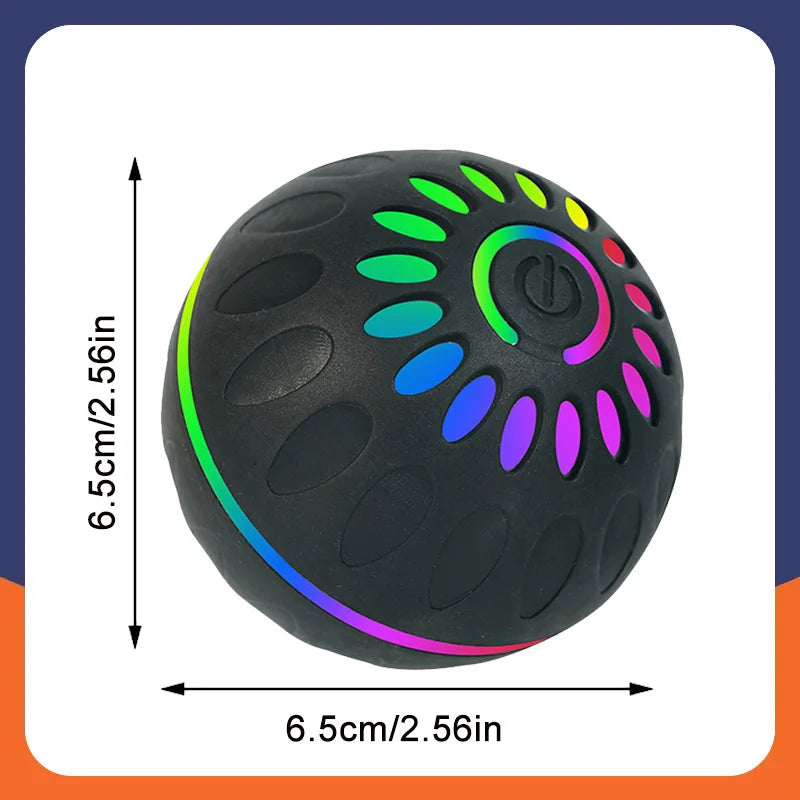 Smart Dog Toy Ball Automatic Interactive Pet Electronic Rolling USB Rechargeable