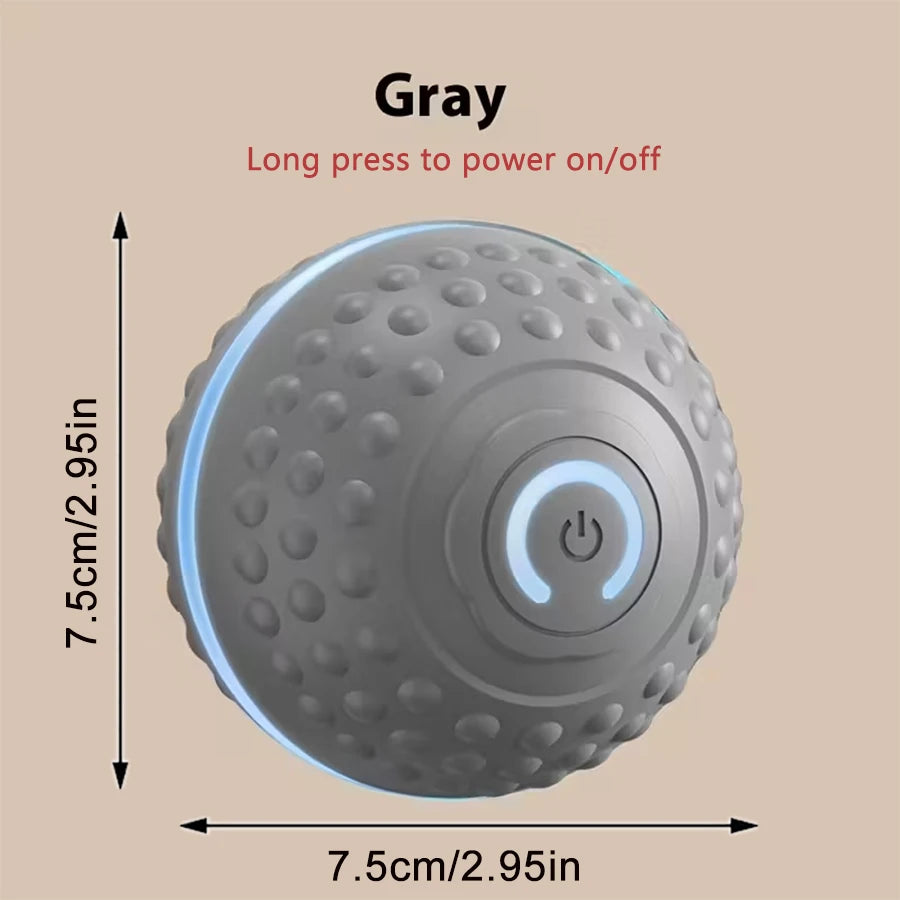 Smart Dog Toy Ball Automatic Interactive Pet Electronic Rolling USB Rechargeable